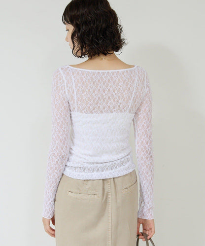 【La nature linge】全新蕾絲T恤