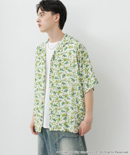 『聯名』JAWS×SENSE OF PLACE 全印花開領襯衫