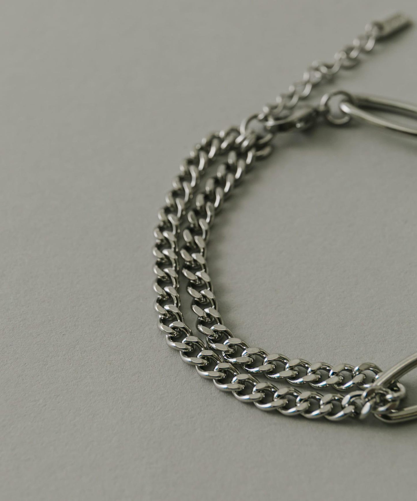 不鏽鋼橢圓鏈條拼接手鍊