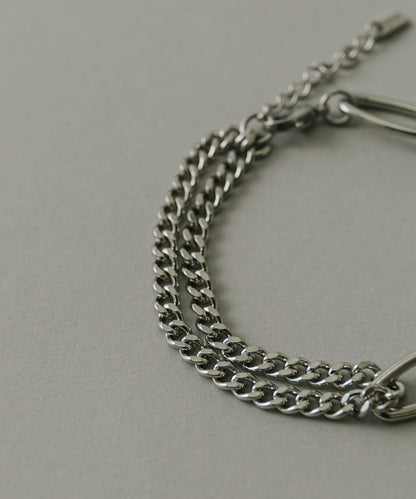 不鏽鋼橢圓鏈條拼接手鍊