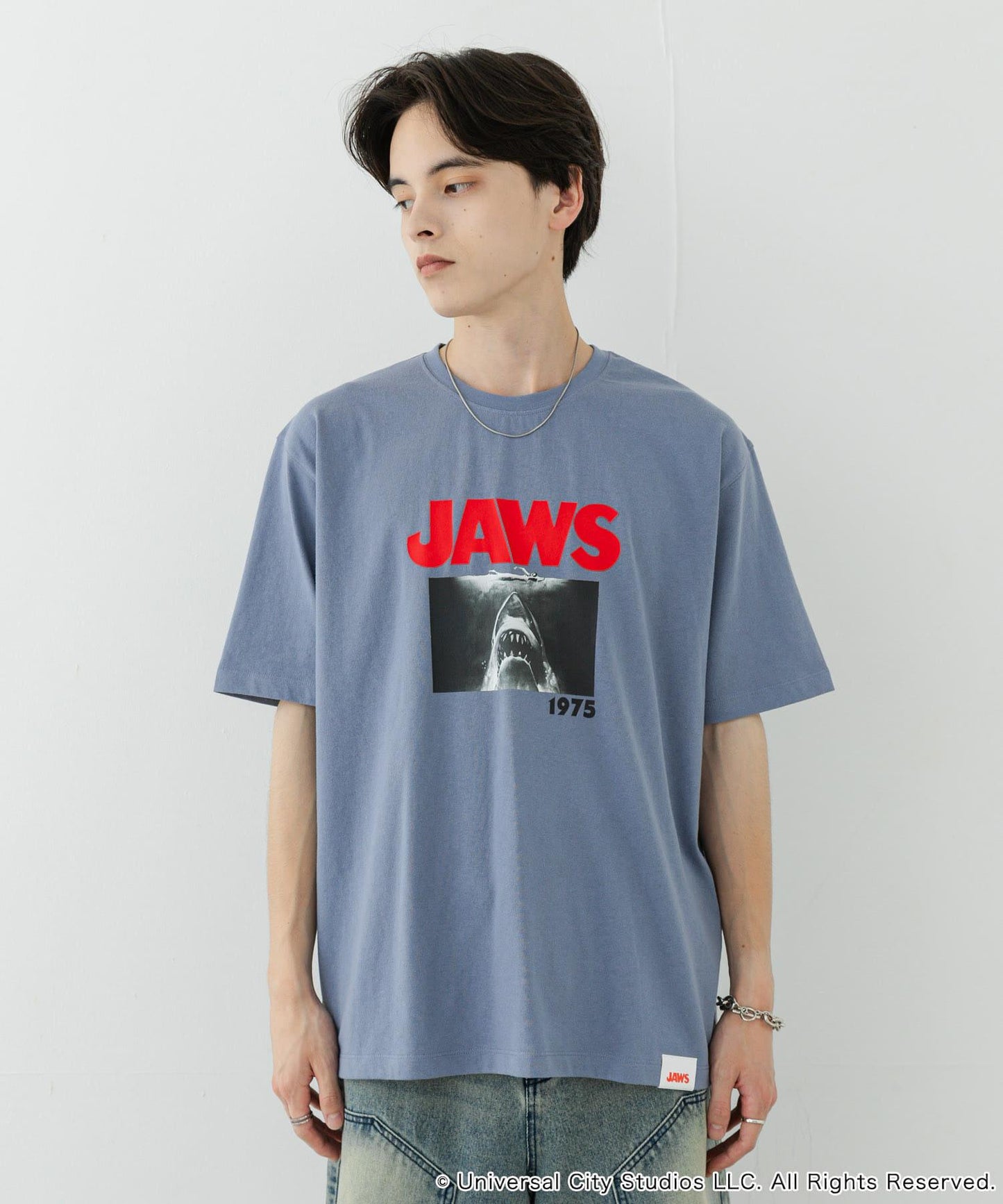【特別】SENSE OF PLACE×JAWS 印花T恤/B