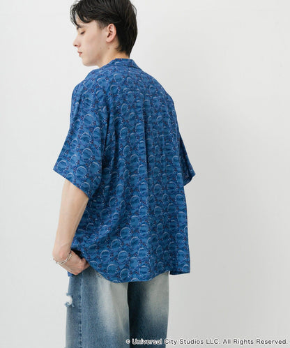 『聯名』JAWS×SENSE OF PLACE 全印花開領襯衫