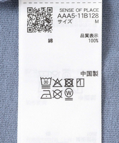 【特別】SENSE OF PLACE×JAWS 印花T恤/B