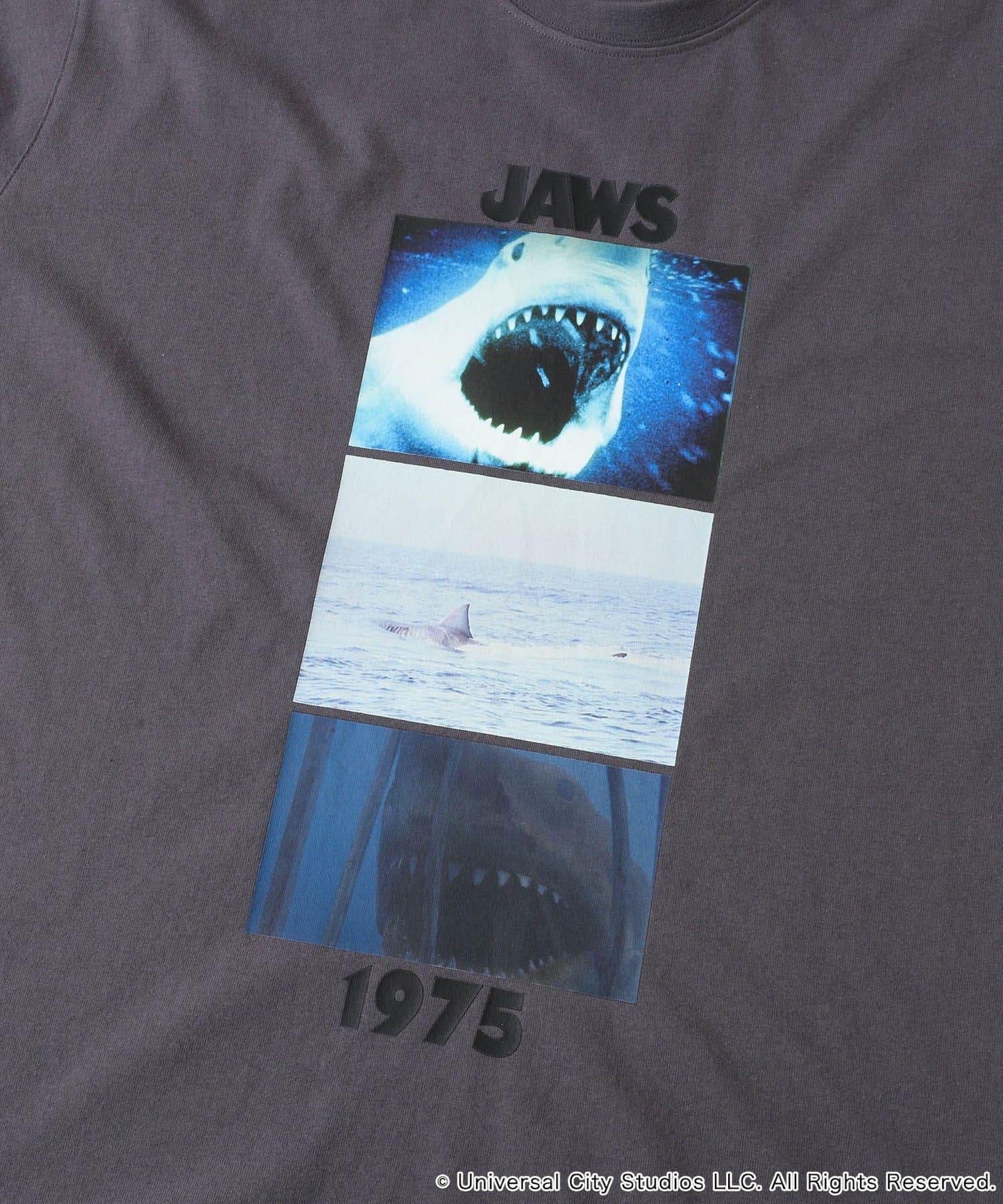 『聯名』SENSE OF PLACE×JAWS 印花T恤/A