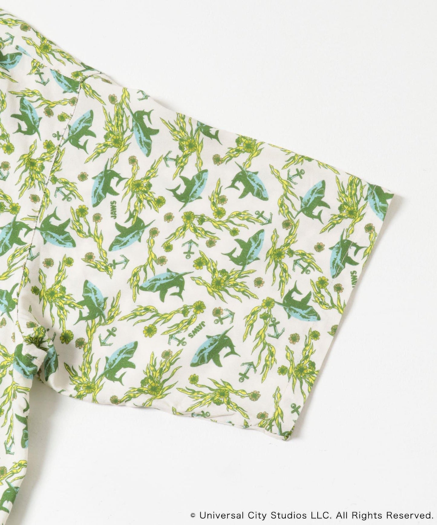 『聯名』JAWS×SENSE OF PLACE 全印花開領襯衫