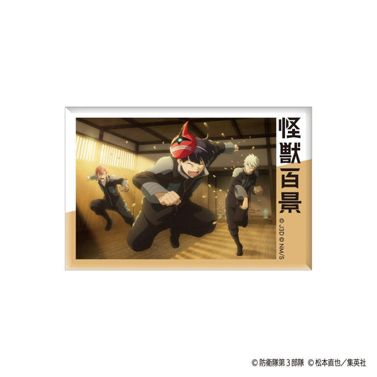 怪獸8號 動畫第2季_怪獸百景 方形罐徽章 02