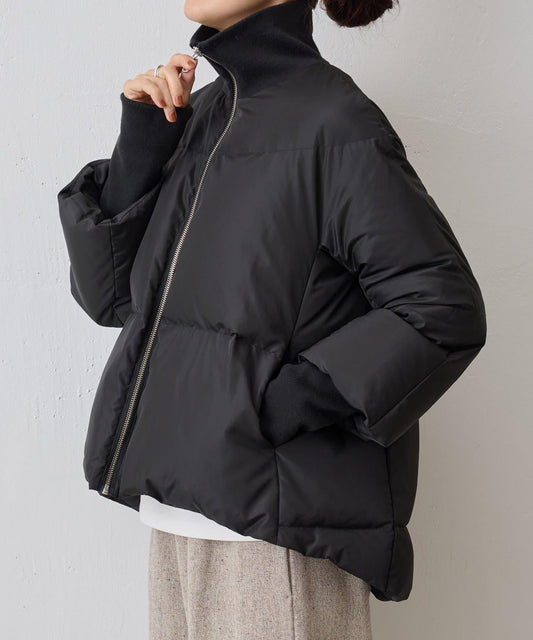 拉鍊喇叭褲羽絨服