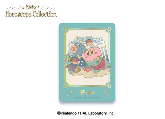 《星之卡比》KIRBY 星座系列 大號剪貼迷你貼紙 ⑫雙魚座