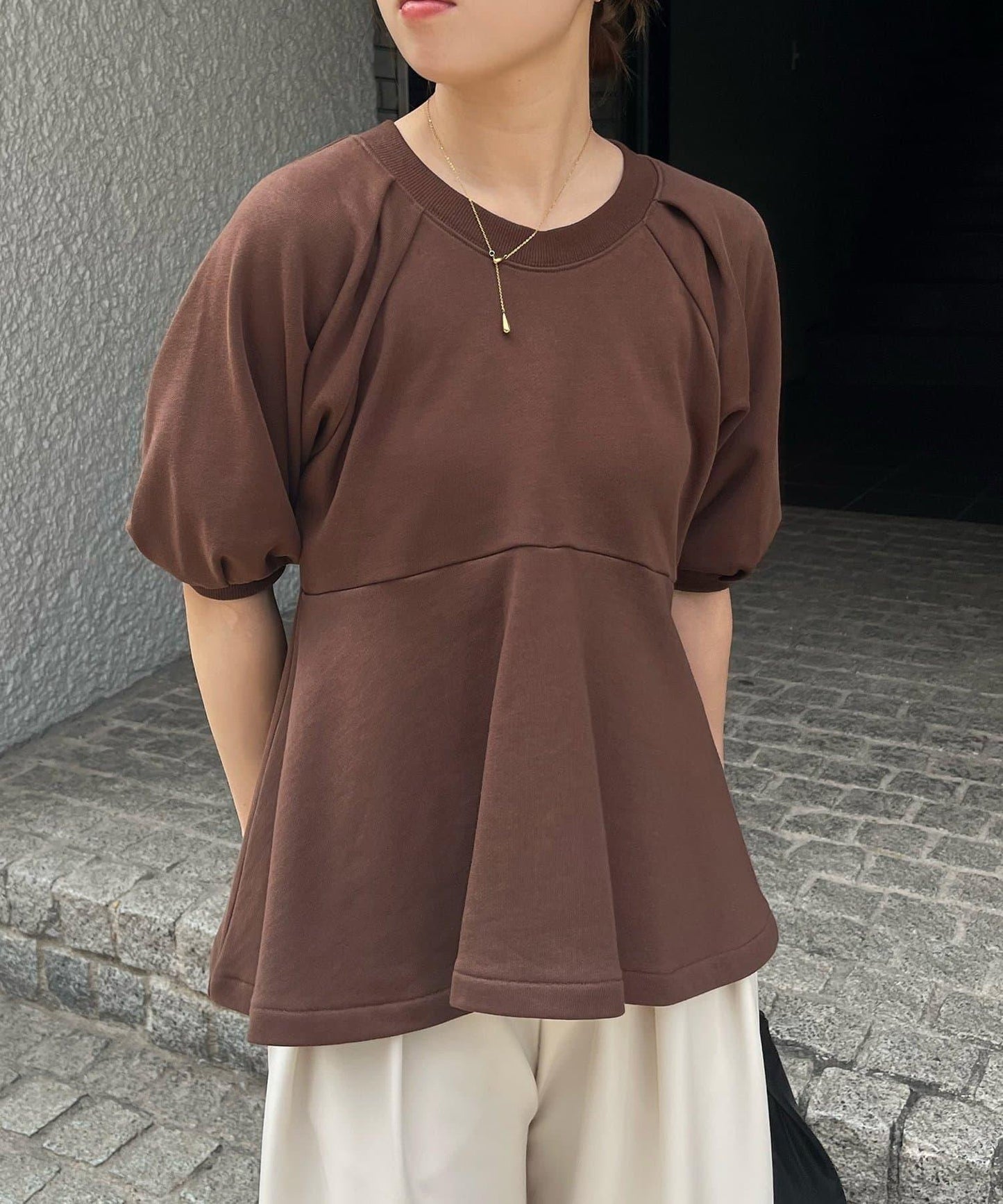 【CAPRICIEUX LE'MAGE】荷葉邊衛衣套頭衫