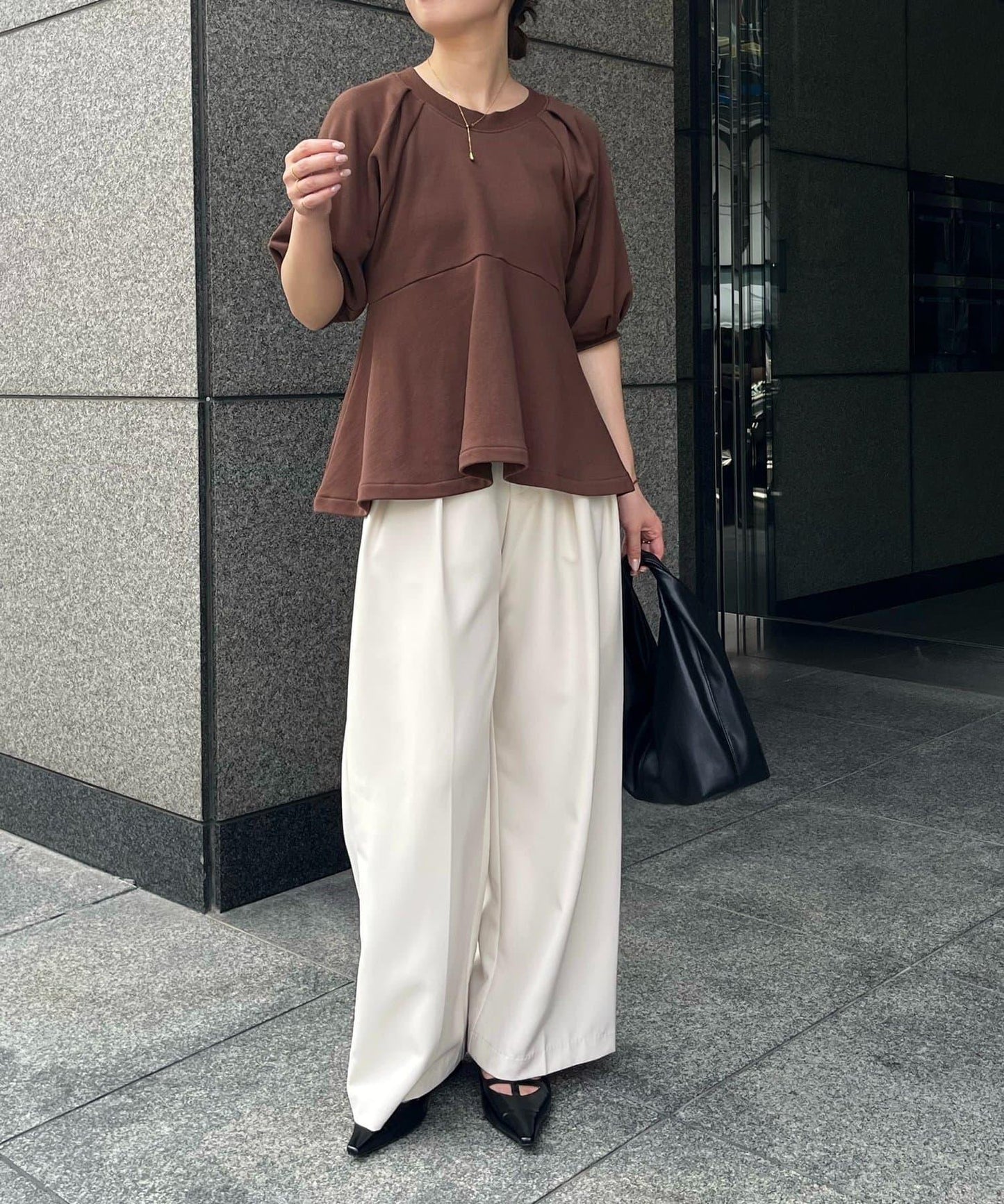 【CAPRICIEUX LE'MAGE】荷葉邊衛衣套頭衫