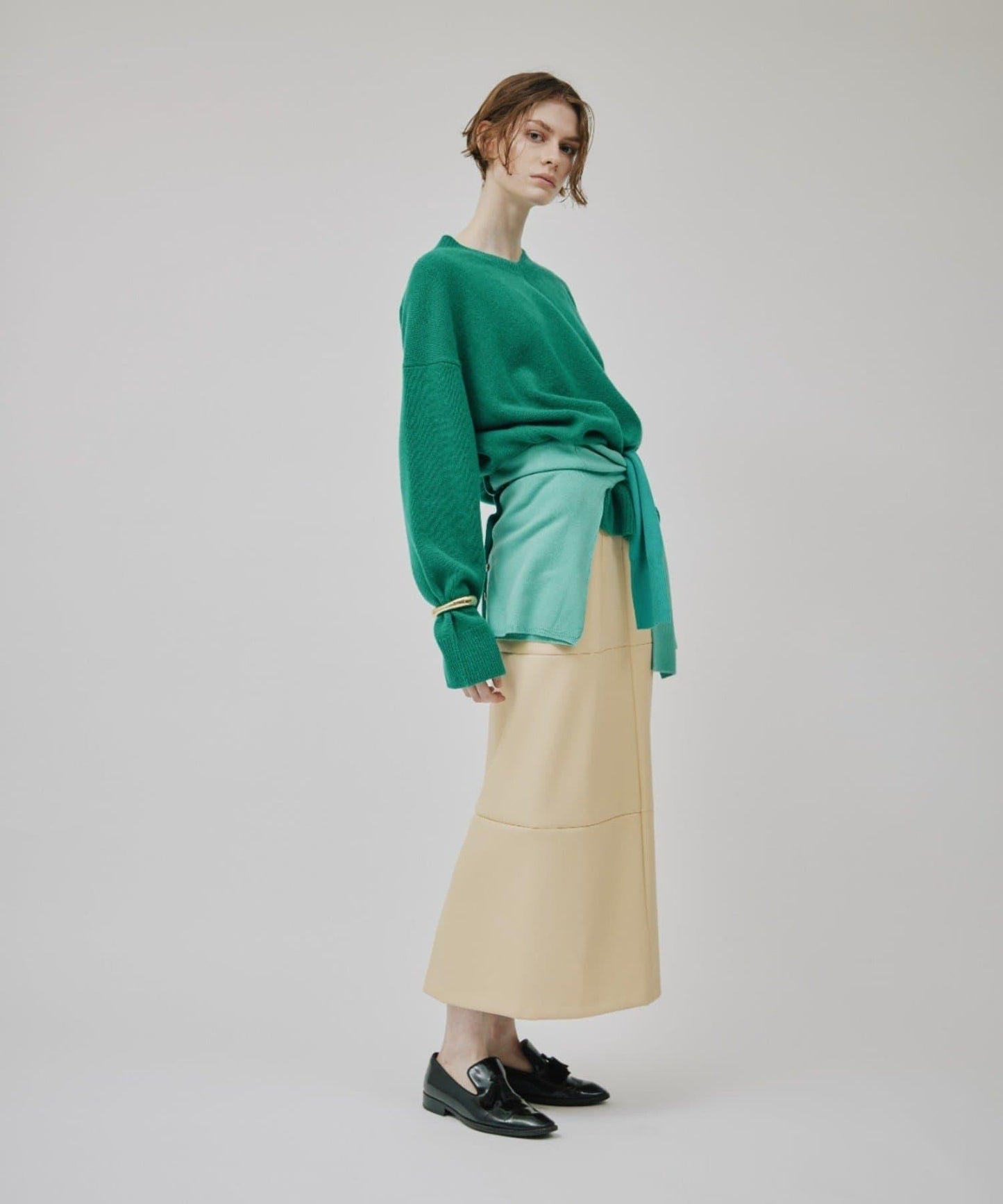 【CEPIE./塞皮艾】皮質裙