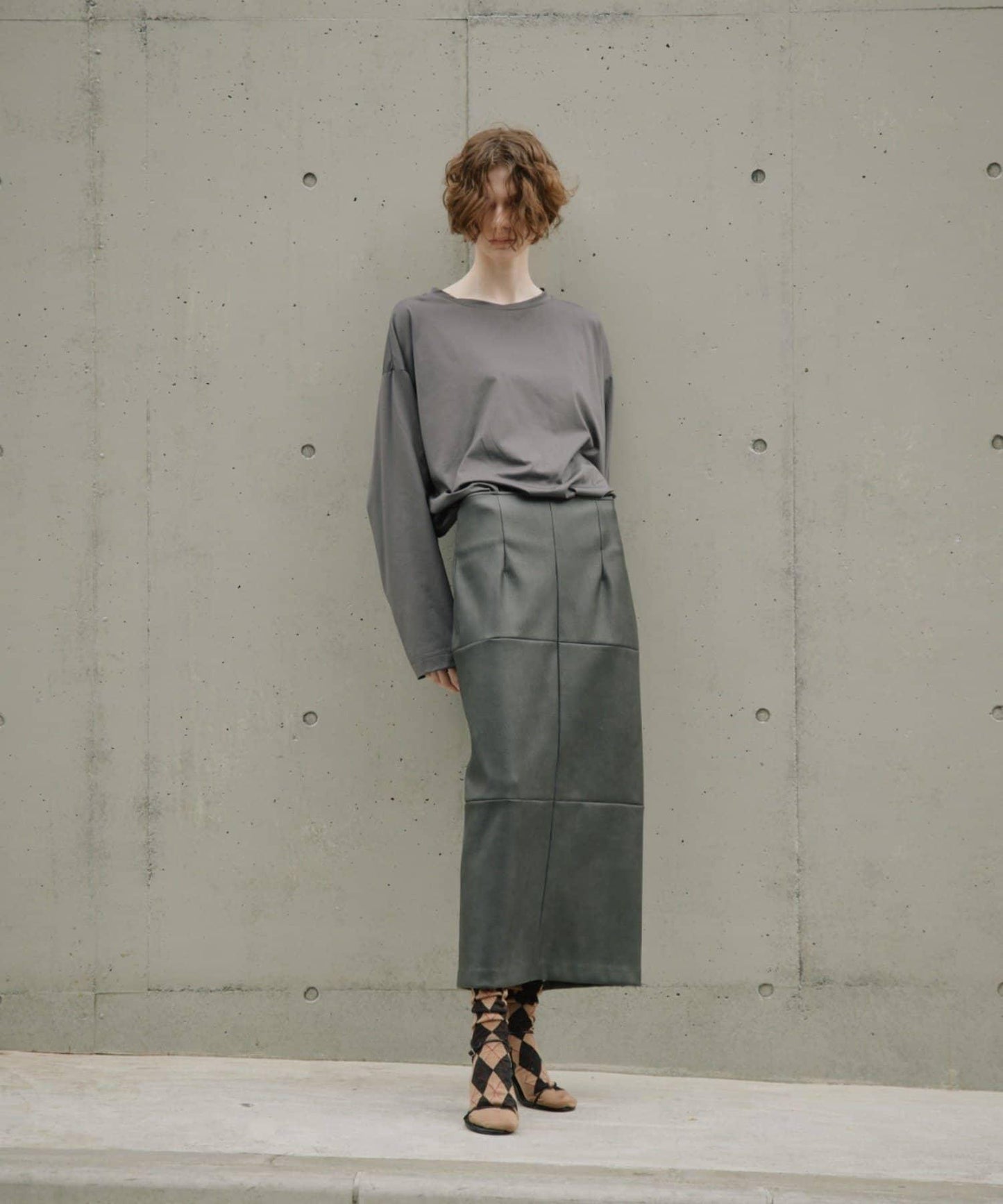 【CEPIE./塞皮艾】皮質裙