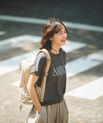 法式短袖T恤 半身裙套裝