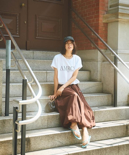 法式短袖T恤 半身裙套裝