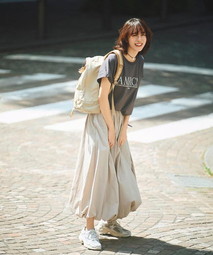 法式短袖T恤 半身裙套裝