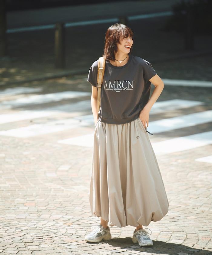 法式短袖T恤 半身裙套裝