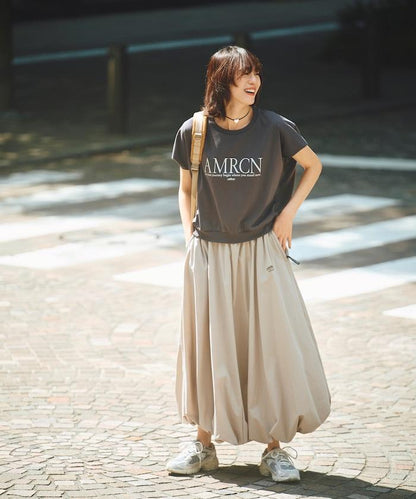 法式短袖T恤 半身裙套裝