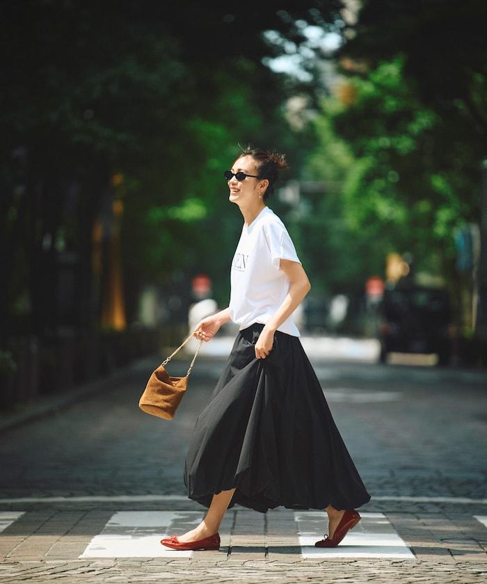 法式短袖T恤 半身裙套裝