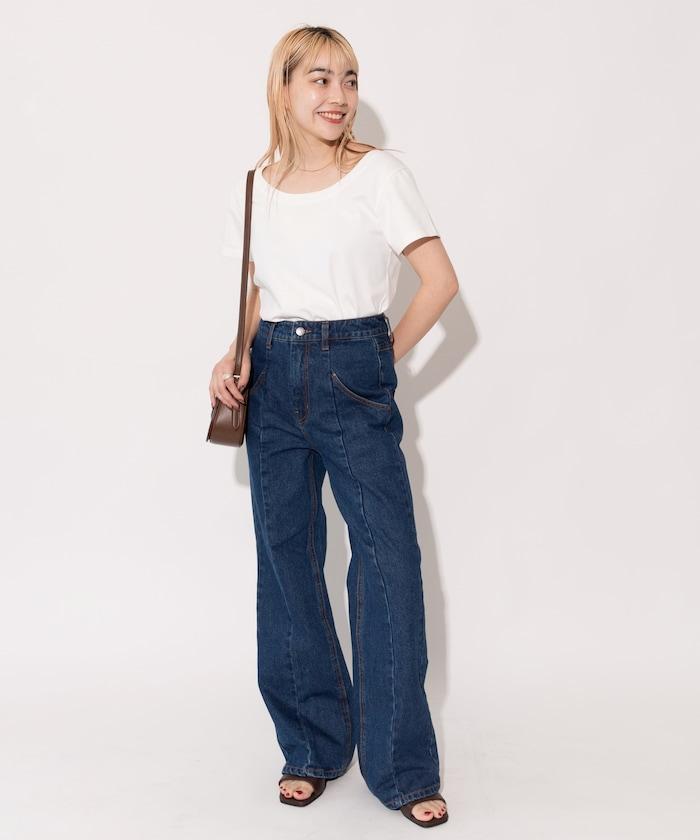 ＜骨架直筒款＞骨架分類 T恤 STRAIGHT