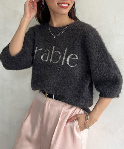 絨毛標誌JQ針織衫