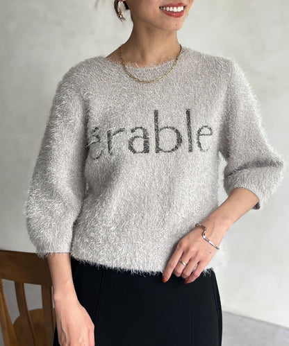 絨毛標誌JQ針織衫