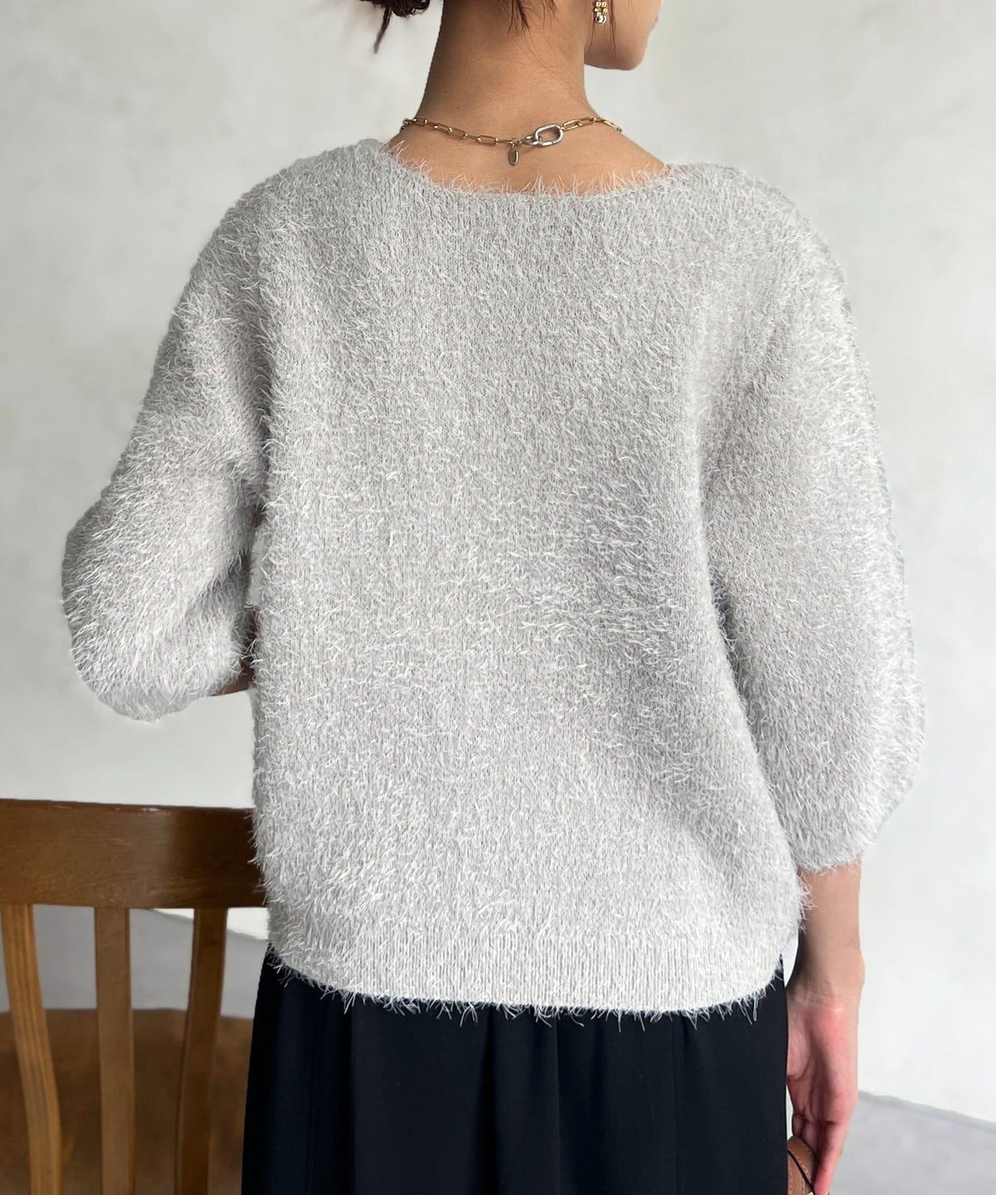 絨毛標誌JQ針織衫