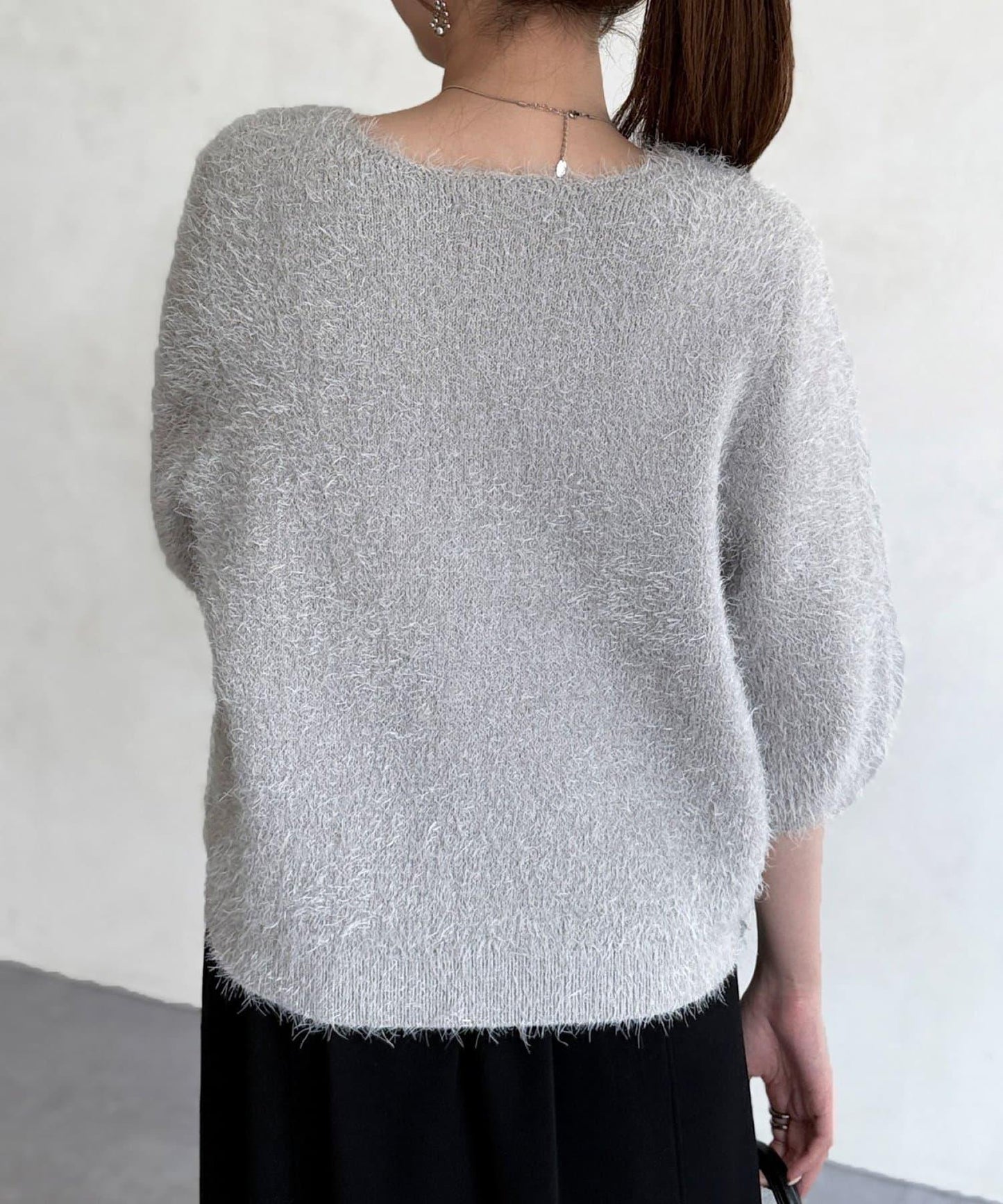 絨毛標誌JQ針織衫