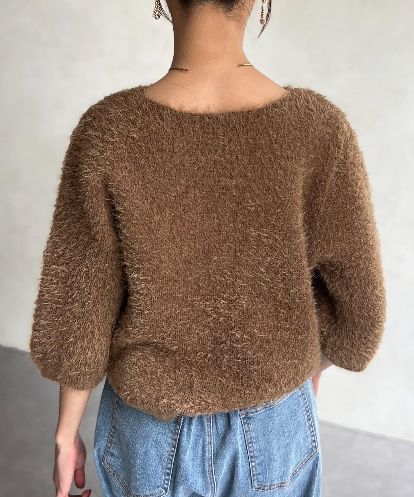 絨毛標誌JQ針織衫