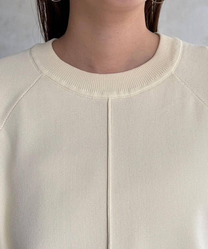 袖毛絨輕薄針織套頭衫