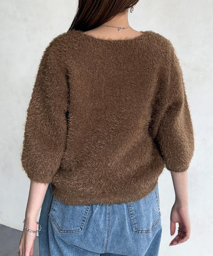 絨毛標誌JQ針織衫