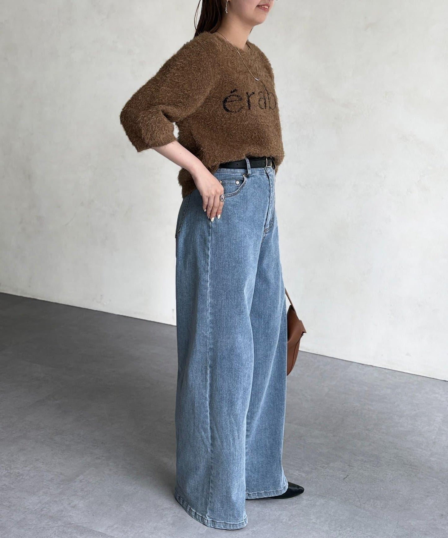 絨毛標誌JQ針織衫