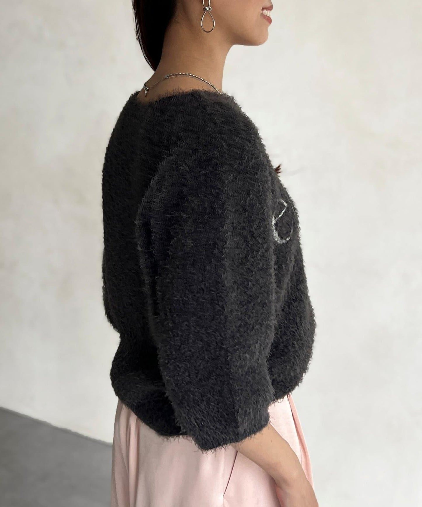 絨毛標誌JQ針織衫