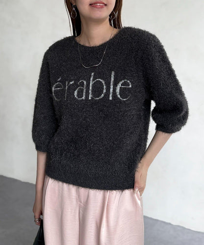 絨毛標誌JQ針織衫