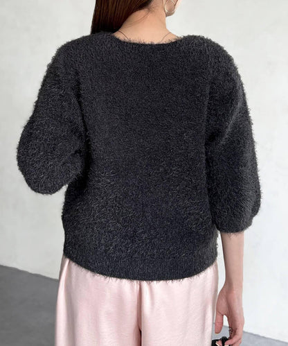 絨毛標誌JQ針織衫