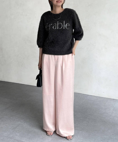 絨毛標誌JQ針織衫