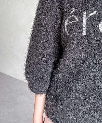 絨毛標誌JQ針織衫