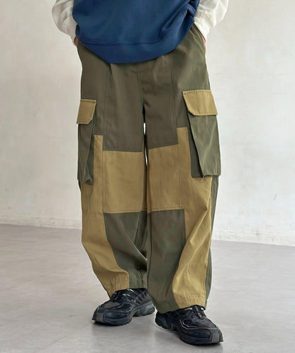 弧線工裝褲