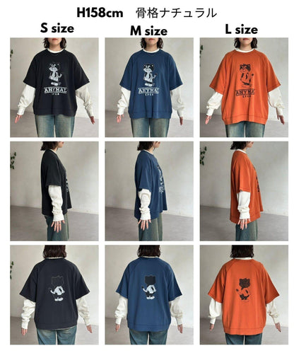 【ANYMAL】分層短袖T-shirt