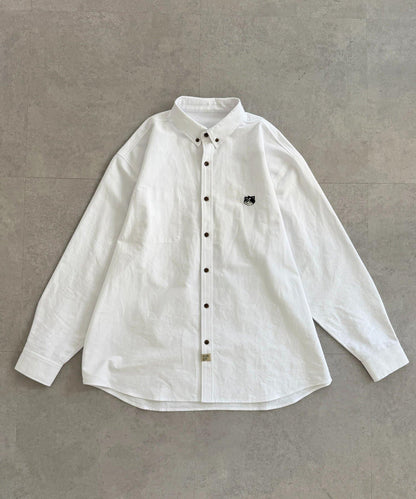 【ANYMAL】1點刺繡長袖牛津紡襯衫