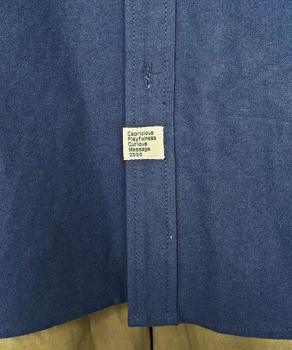 【ANYMAL】1點刺繡長袖牛津紡襯衫
