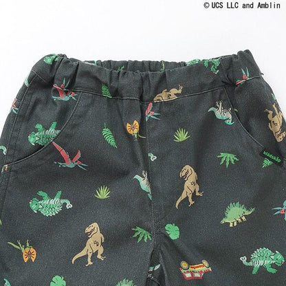 【JURASSIC】恐龍圖案五分褲