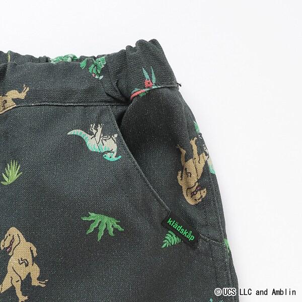【JURASSIC】恐龍圖案五分褲