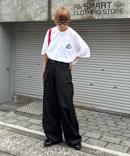 【CIAOPANIC TYPY】特別款圖案拼接T恤