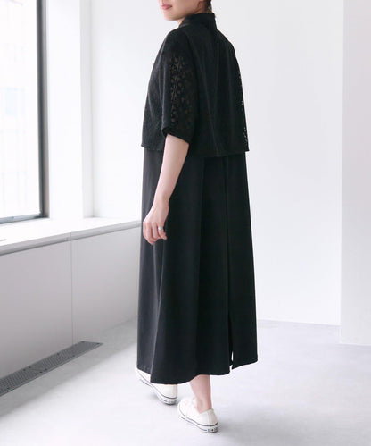 《有視頻/一件搞定！》蕾絲連衣裙【SUM1 STYLE(斯密風格)】