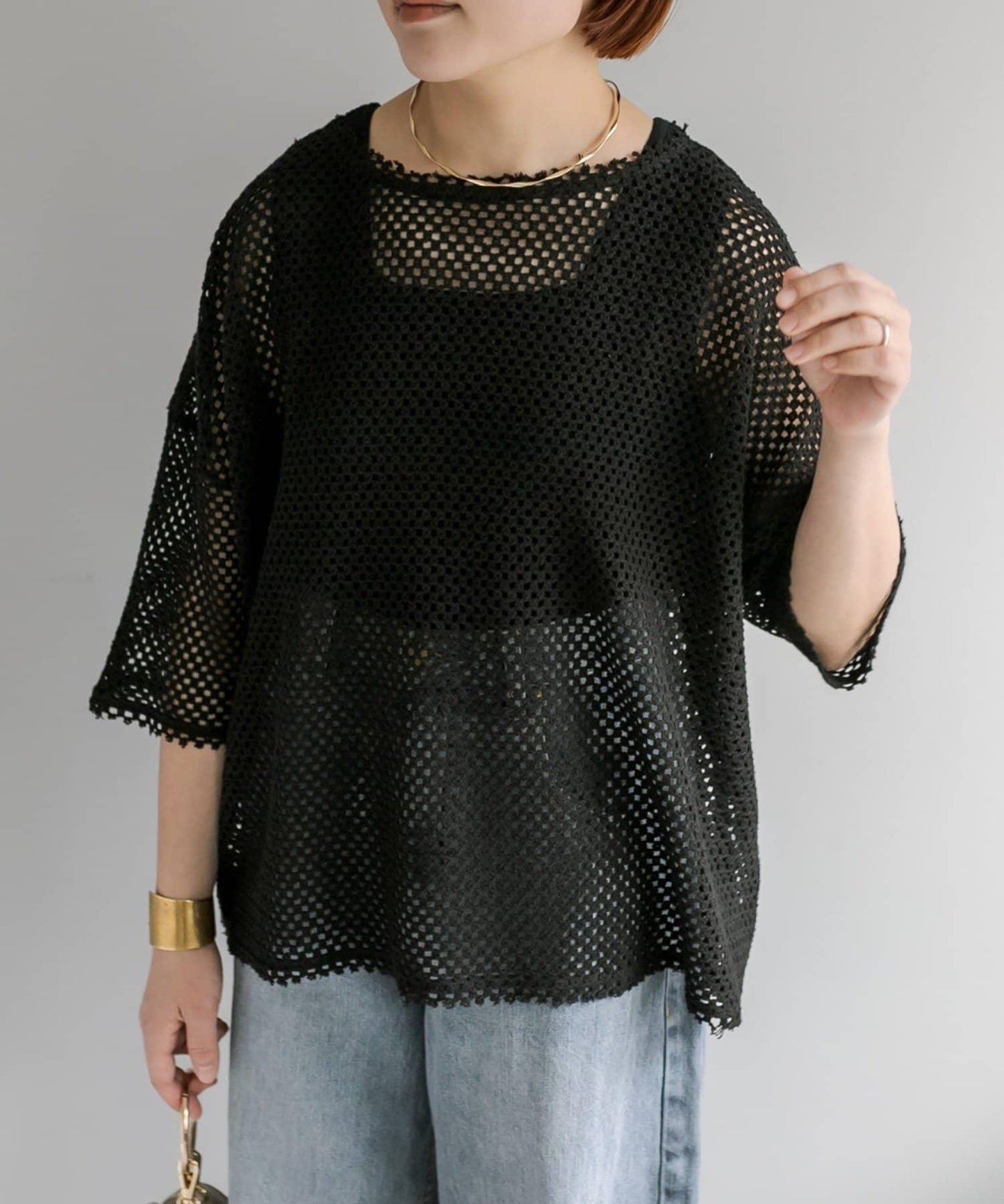 7/17(星期四)19:00～【復刻】半袖網眼套頭衫