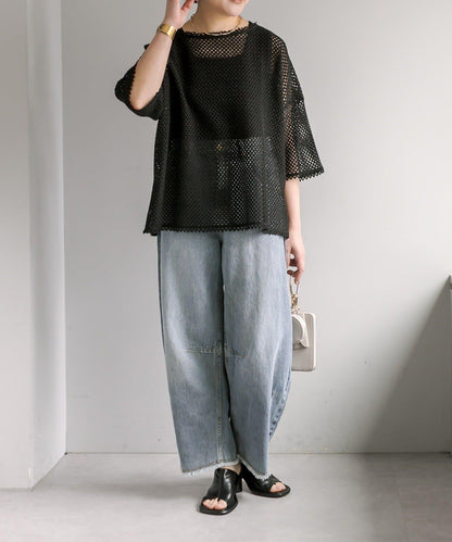 7/17(星期四)19:00～【復刻】半袖網眼套頭衫