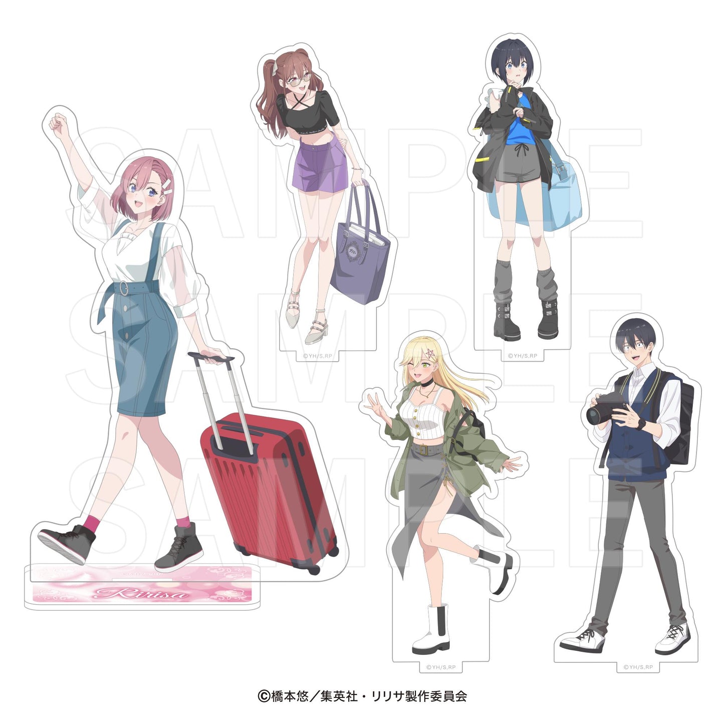 _亞克力支架 前往活動！橘美花莉