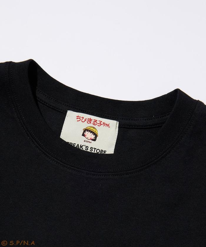 90年代 《櫻桃小丸子》 復古膠片圖形 背面印花 圓領T恤