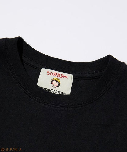 90年代 《櫻桃小丸子》 復古膠片圖形 背面印花 圓領T恤