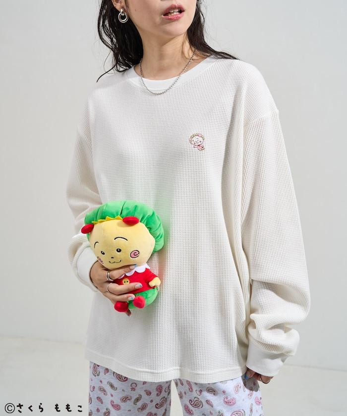 COJI-COJI 長袖 家居服套裝/睡衣套裝/格紋長T恤 毛衣褲 套裝/全印花褲